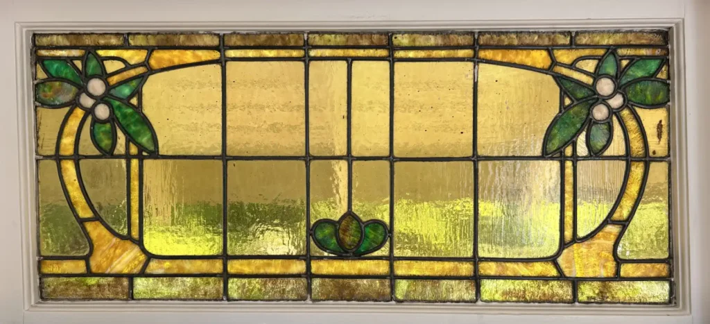 Original stained glass window circa 1914 from St Jude's Anglican Home